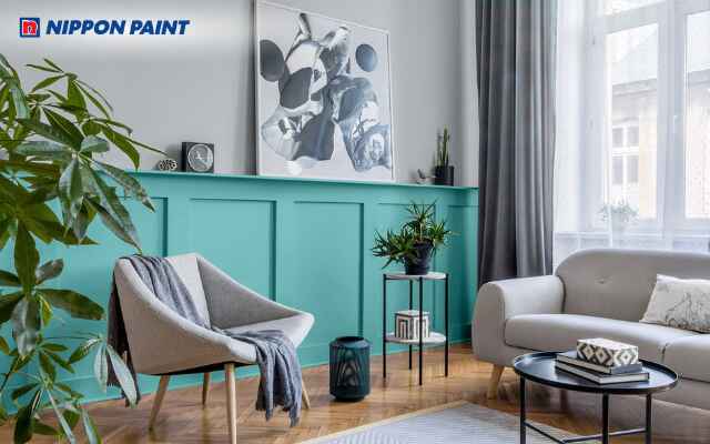 Màu sơn đồng bộ với nội thất mang đến không gian tinh tế và hài hòa