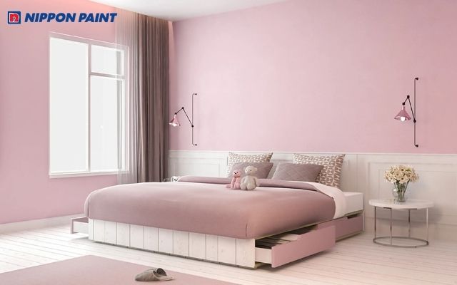 Màu trắng là màu sắc hợp với màu hồng nhất