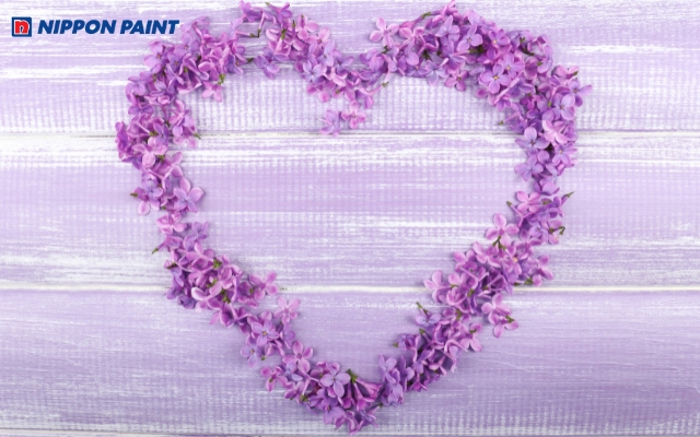 Màu Lilac tượng trưng cho mối tình đầu trong sáng, e ấp và đầy rung động nhẹ nhàng