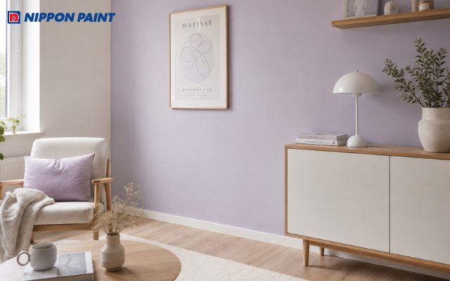 Phong cách Bắc Âu kết hợp Lilac mang lại sự tối giản, tinh tế và hiện đại