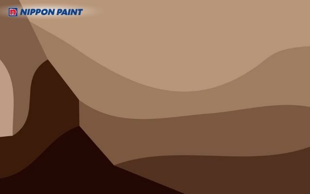 Trong thiết kế đồ họa, màu nâu phù hợp với các thiết kế theo concept cổ điển