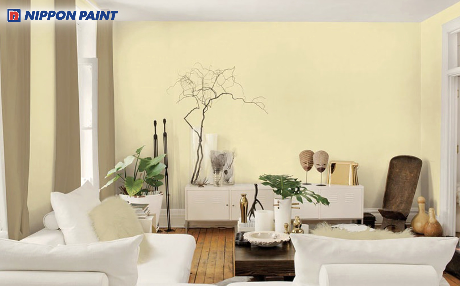 Gam màu mang lại cảm giác ấm áp, giúp không gian tràn đầy năng lượng tích cực