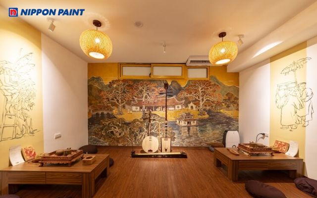 Quán cà phê phong cách Nhật với sắc be ấm cúng và tinh tế