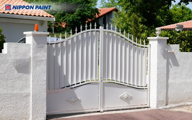 Màu sơn cổng nhà đẹp hợp phong thủy có thể đem đến cảm giác hài hòa và nguồn năng lượng dễ chịu