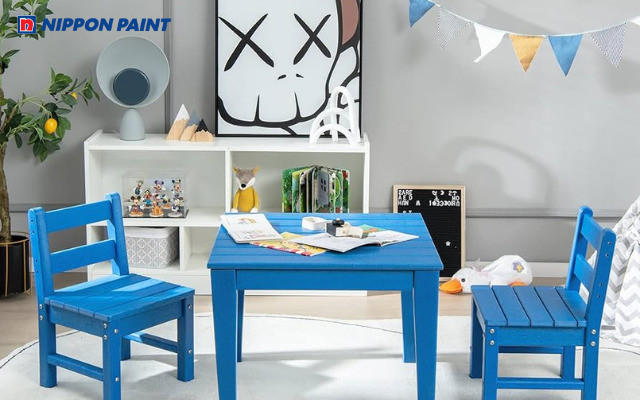 Xanh dương mang đến cảm giác tươi mới, mát mẻ và tạo điểm nhấn nổi bật