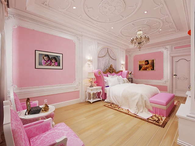 màu hồng phấn trong phòng ngủ mang đến sự lãng mạn và ấm áp