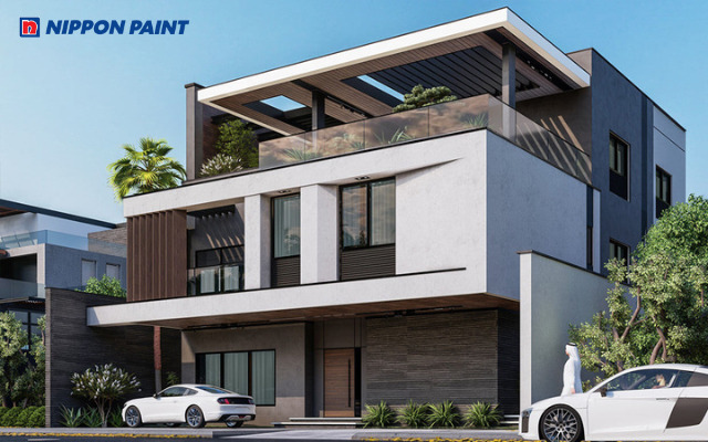 Mẫu 7: Trắng xám mang nét tinh tế, hiện đại và dễ phối nội thất tối giản