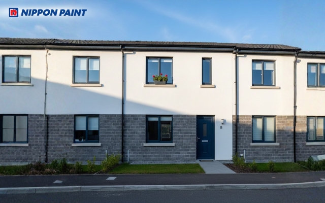 Màu sơn ngoại thất màu trắng phù hợp với gia chủ mệnh Kim