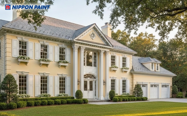 Gam vàng pastel nhẹ vừa hợp phong thủy vừa đem lại năng lượng tích cực