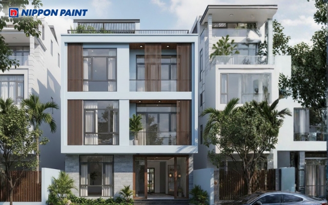 Chọn xanh dương cho ngoại thất, tinh tế, hài hòa và giàu năng lượng tích cực