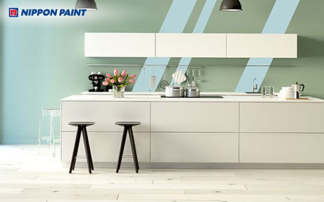 Với những khu vực có khí hậu nóng, bạn nên ưu tiên các gam màu lạnh như xanh dương