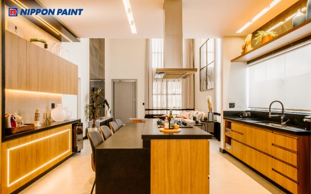 Chọn màu sơn nhà bếp theo sở thích cá nhân giúp thể hiện cá tính riêng của gia chủ