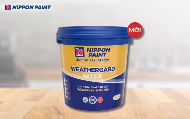 Sơn Nippon WeatherGard Hitex là loại sơn nước ngoại thất cao cấp giúp tiết kiệm điện năng
