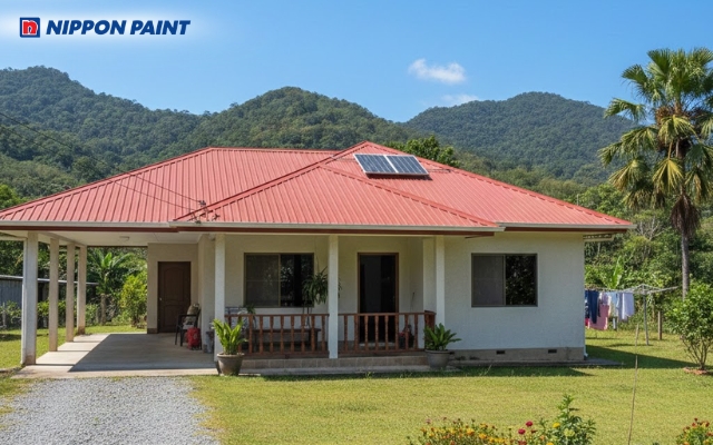 Chỉ cần chọn đúng màu sơn, diện mạo nhà cấp 4 thay đổi rõ rệt