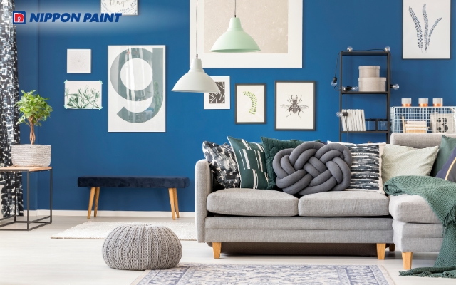 Sắc xanh dương dịu mát, hòa hợp cùng thiên nhiên