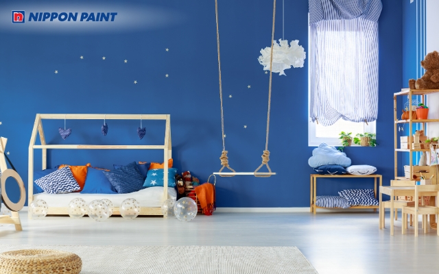 Màu xanh dương thanh bình, tạo cảm giác yên tĩnh và thư giãn