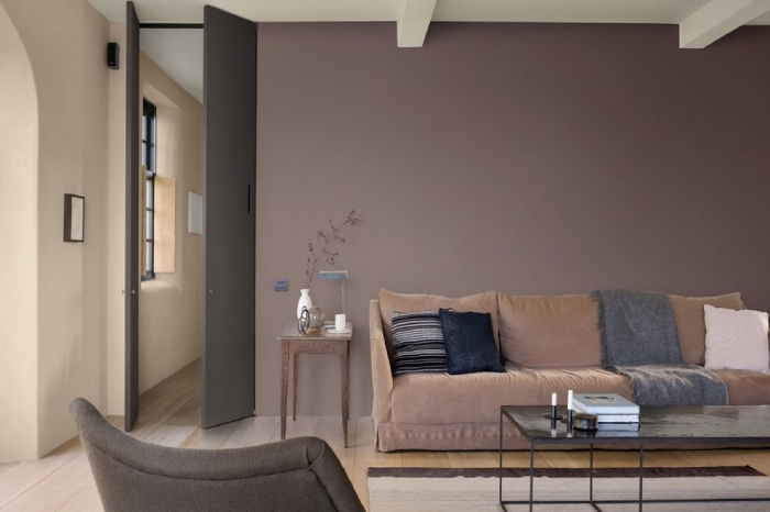 Sơn tường màu nâu đem lại nhiều may mắn, giúp gia chủ hanh thông trên con đường sự nghiệp