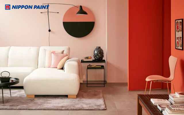 Chỉ nên phối tối đa ba màu sơn để phòng khách hài hòa và có điểm nhấn rõ ràng