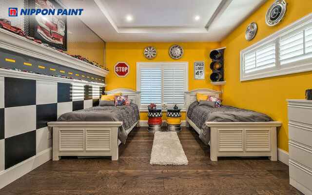 Gam vàng giúp bé trai cảm thấy ấm áp, hứng thú khi vui chơi và học tập