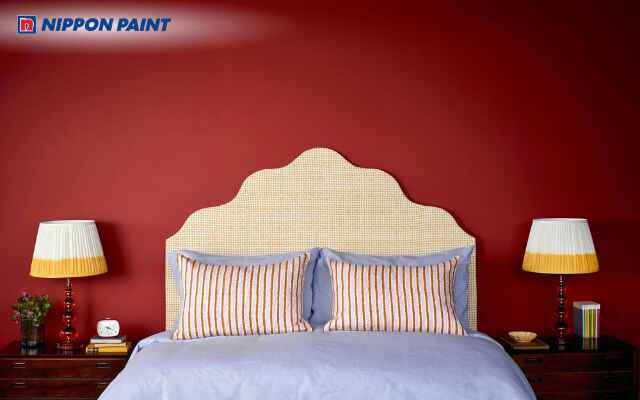 Phòng ngủ cho người mệnh Hỏa nên sơn màu đỏ để tăng năng lượng cho gia chủ