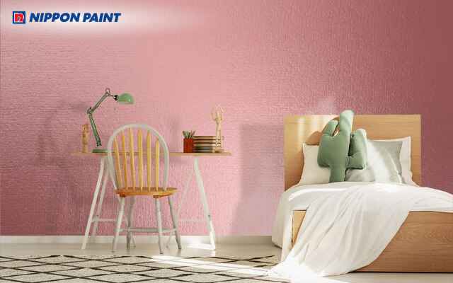 Phòng ngủ màu hồng đất dành cho người trưởng thành muốn không gian ấm áp và hiện đại