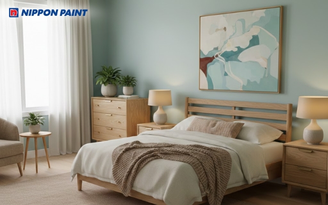 Gam màu thanh lịch, ấm áp, gợi cảm giác nghỉ ngơi trọn vẹn