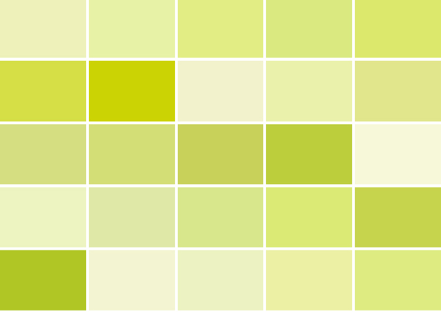 Bảng màu sơn vàng xanh Vintage