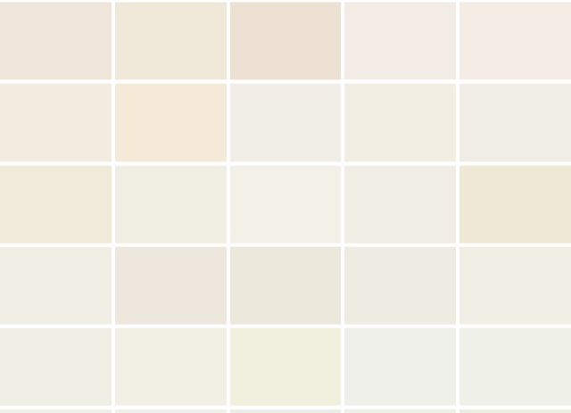 Bảng màu sơn kem Vintage