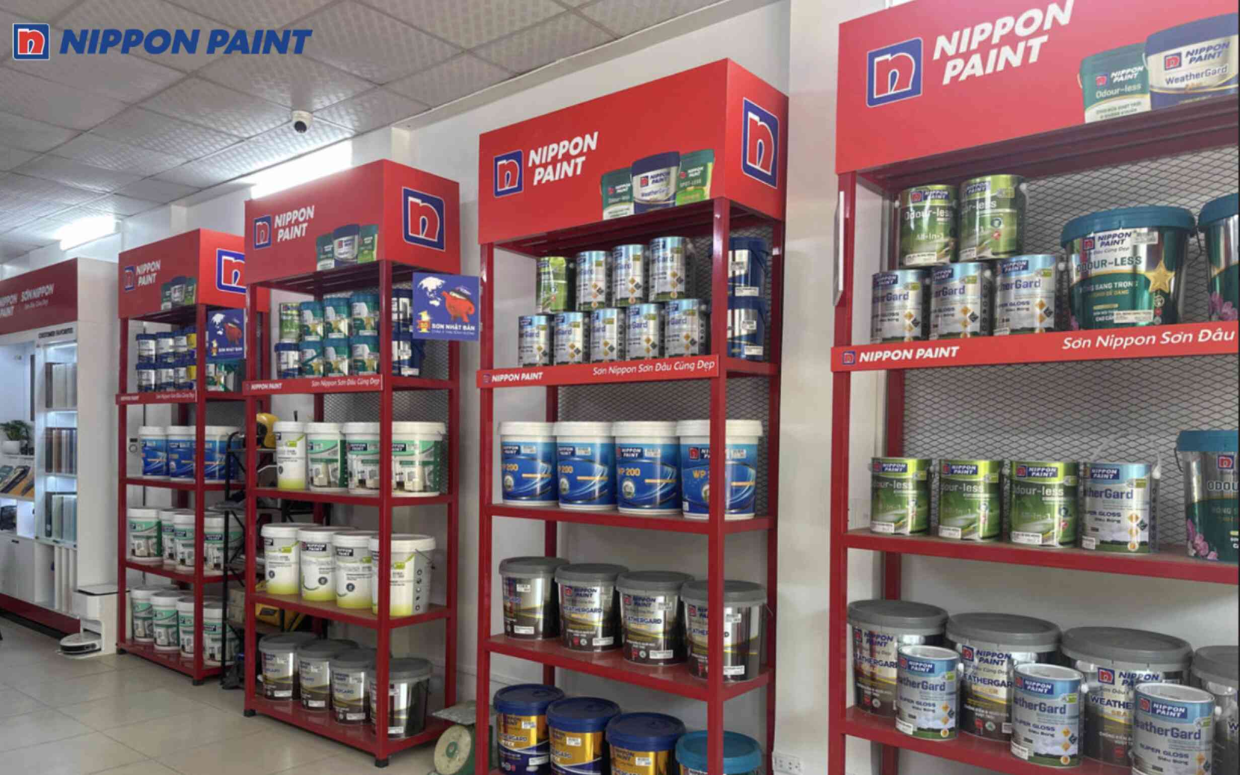 Đại lý của Nippon Paint cung ứng các dòng sản phẩm sơn chính hãng trên phạm vi cả nước