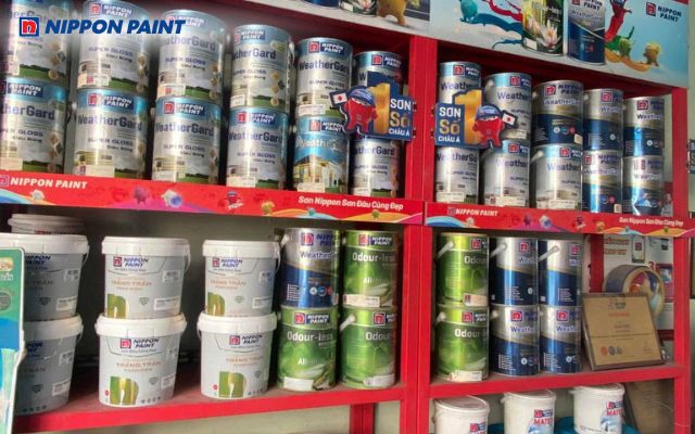 Sơn nội thất màu trung tính của Nippon Paint với độ bền màu và khả năng chùi rửa vượt trội