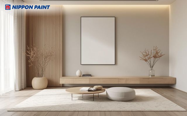 Phối màu trung tính theo nguyên tắc tương đồng mang lại cảm giác liền mạch, dễ chịu