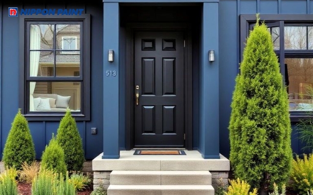 Xanh lam - đen là cặp màu mạnh mẽ, cá tính