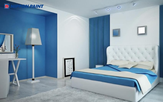 Xanh lam và trắng là cặp màu được nhiều người yêu thích