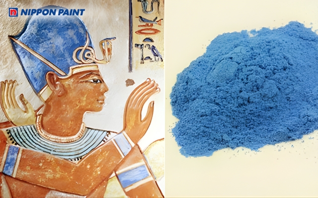 Màu xanh lam được ra đời từ thời Ai Cập cổ đại