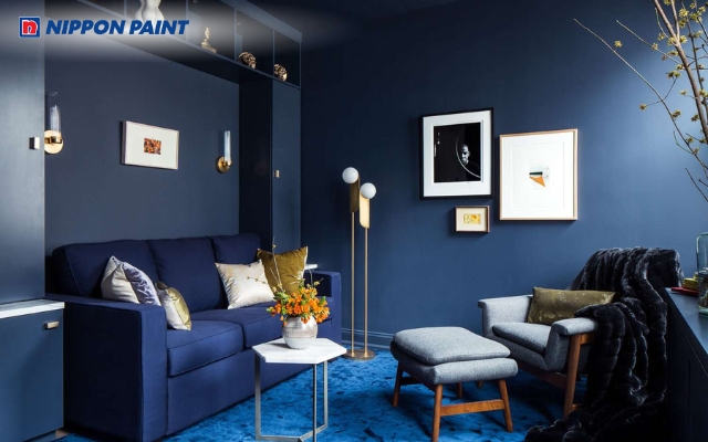 Màu xanh navy là tone xanh dương đậm tạo cảm giác sang trọng và sâu lắng