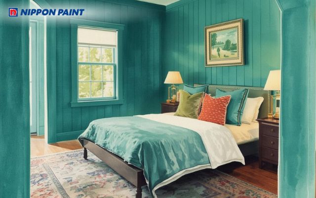 Xanh lục ngọc mang lại cảm giác gần gũi với thiên nhiên, giúp không gian sống trở nên cân bằng hơn