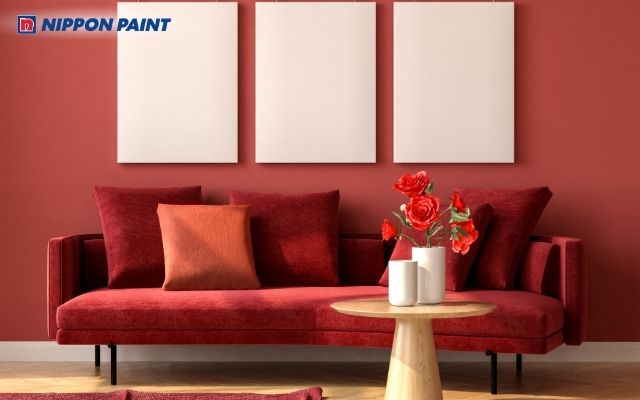 Sơn đỏ rượu vang mang lại vẻ đẹp đẳng cấp, giúp thu hút tài lộc, vận may cho gia chủ