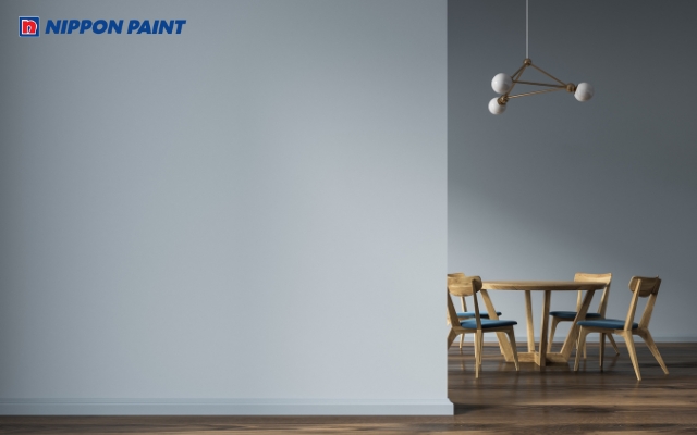 Màu xám ghi giúp không gian phòng khách trở nên thanh lịch