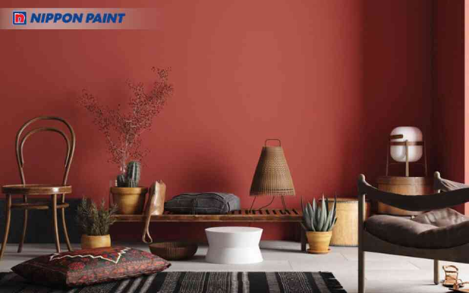 Màu đỏ đất tượng trưng cho quyền lực, sức mạnh và thu hút năng lượng tốt