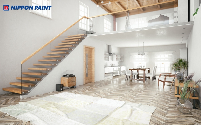 Nhà cấp 4 có gác lửng tối ưu diện tích với thiết kế linh hoạt