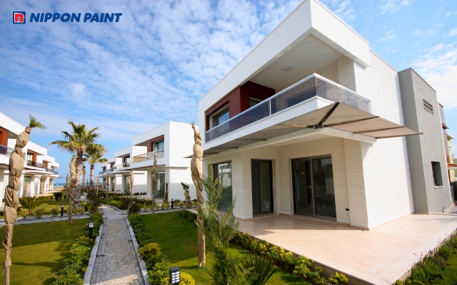 Phong cách phối màu sơn biệt thự thanh lịch vượt thời gian