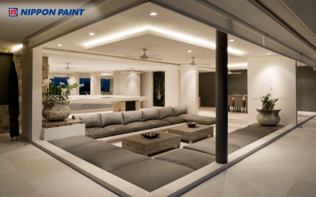 Phối màu sơn biệt thự phụ thuộc nhiều đến phong cách của chủ nhà