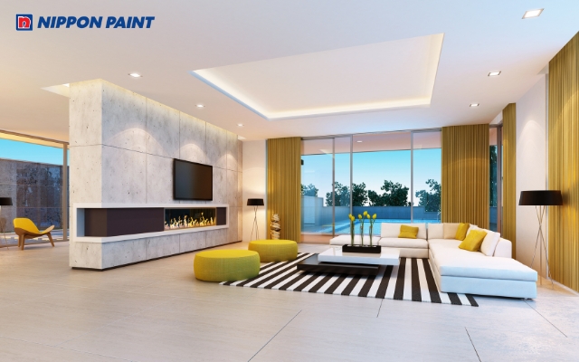 Phối màu sơn biệt thự dựa theo nguyên lý màu sắc giúp biệt thự có chiều sâu và nổi bật 