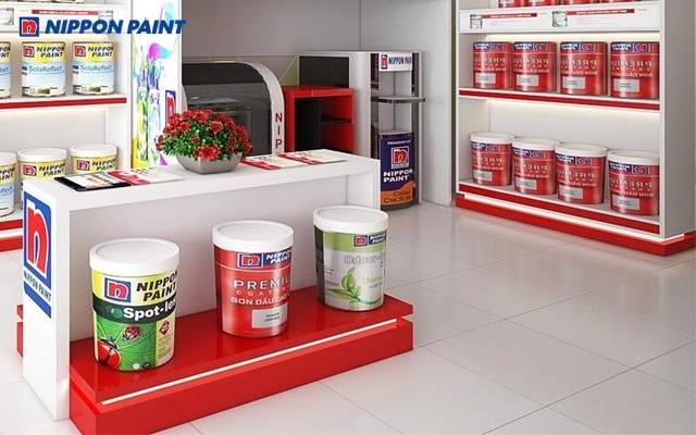 Bạn có thể dễ dàng chọn được màu sơn ưa thích tại các đại lý sơn Nippon
