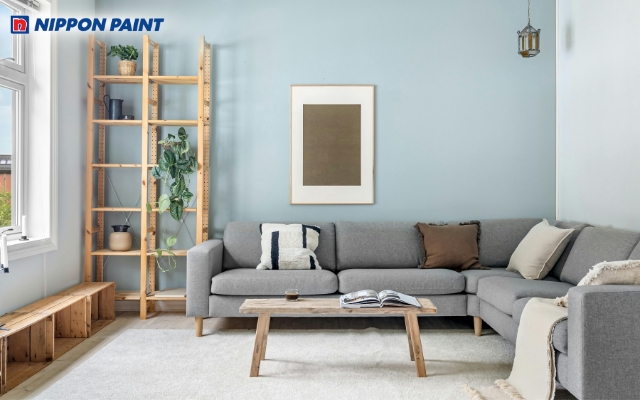 Màu nhấn tạo điểm dừng thị giác và chiều sâu cho không gian mà không phá vỡ tổng thể