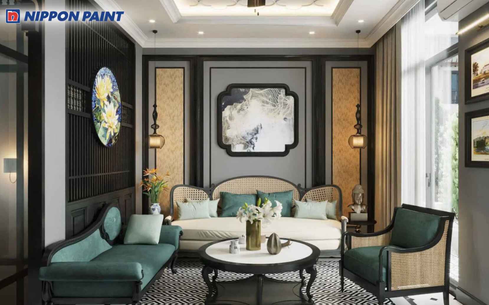 Phong cách nội thất Indochine ghi dấu ấn bởi vẻ đẹp tinh tế và sang trọng