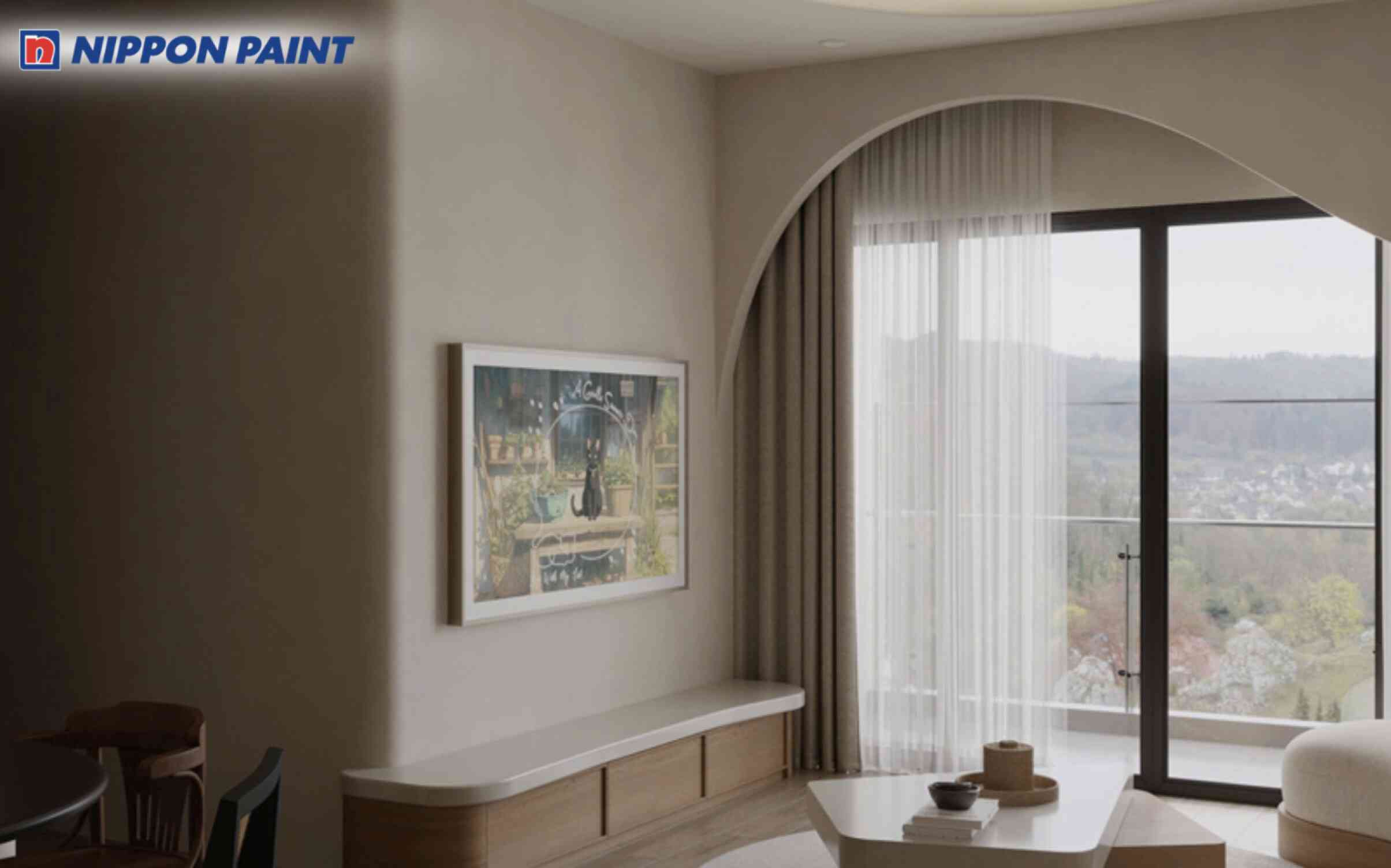 Ánh sáng tự nhiên giúp không gian Wabi Sabi trở nên sống động