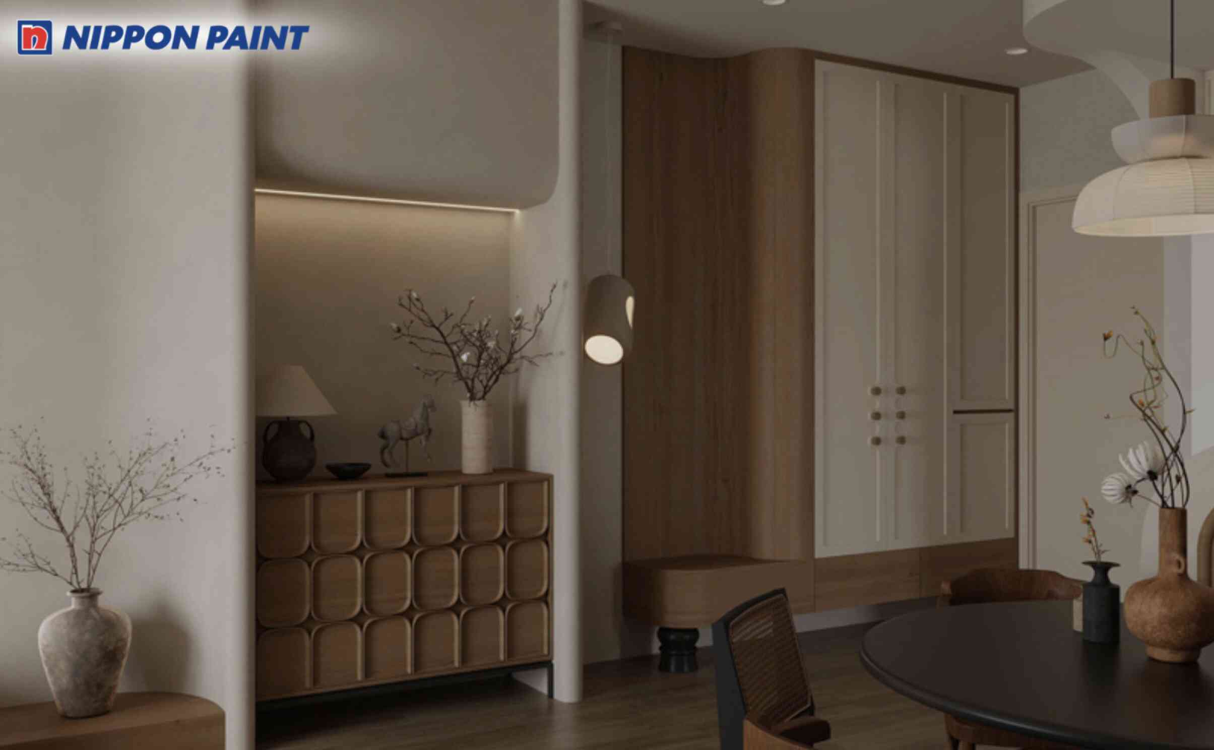 Thiết kế Wabi Sabi với hình dáng mộc mạc, không đồng đều