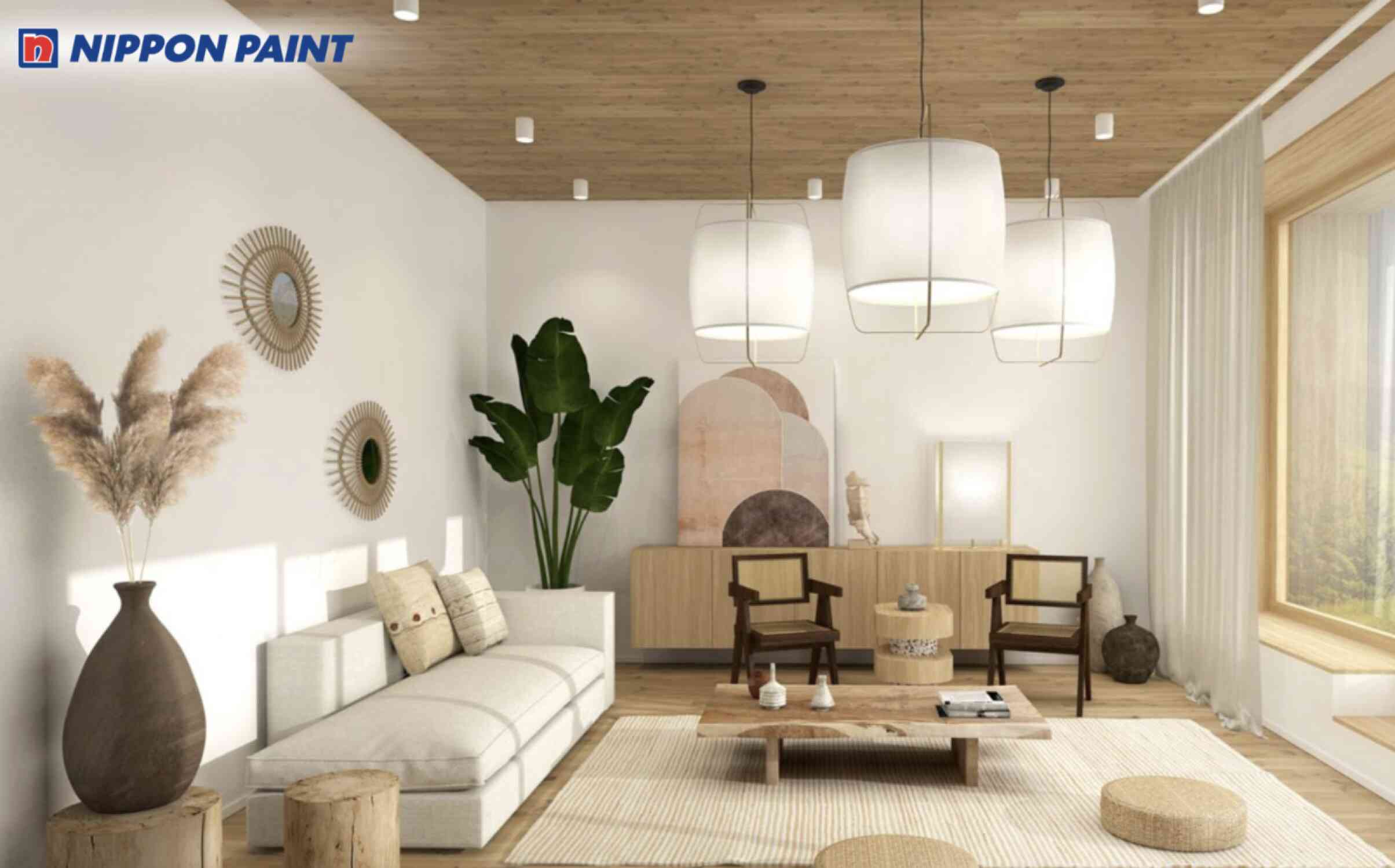 Phong cách thiết kế Zen ưu tiên ánh sáng tự nhiên và màu sắc trung tính