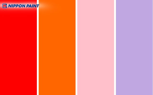 Người Kỷ Hợi 2019 sinh xuất với màu đỏ, cam, hồng và tím